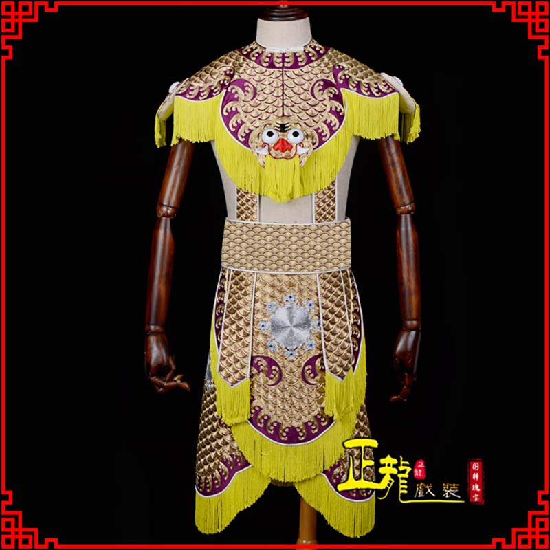 北湖武将士兵云肩鱼鳞侉子